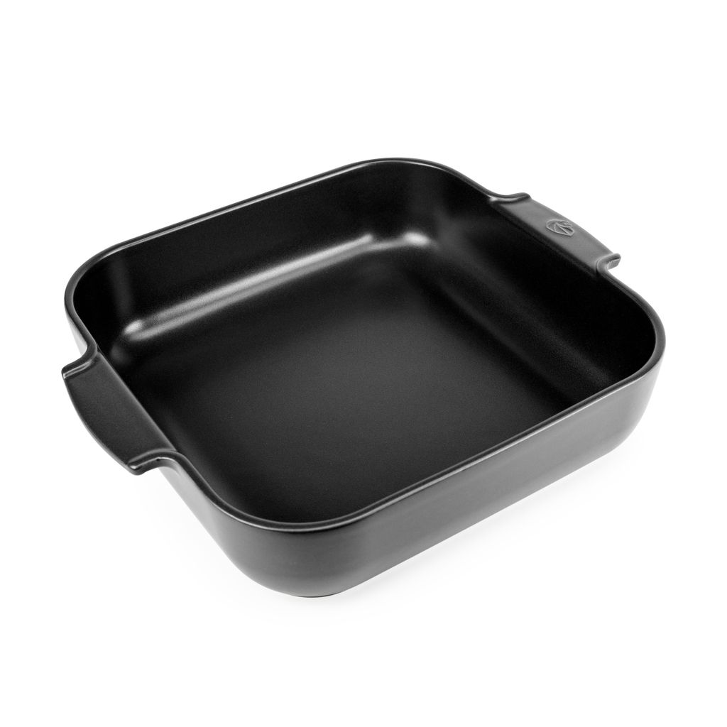 Plat à four carré noir 36 cm - Visuel 0